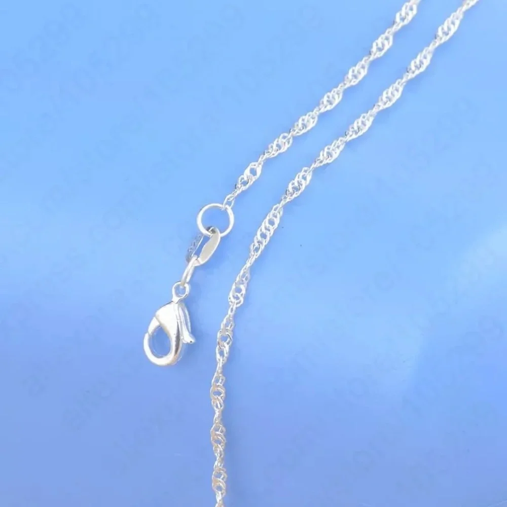 Anthropologie 925 Silver Sparkling Clavicle Chain Choker Necklace - Picture 2 of 16